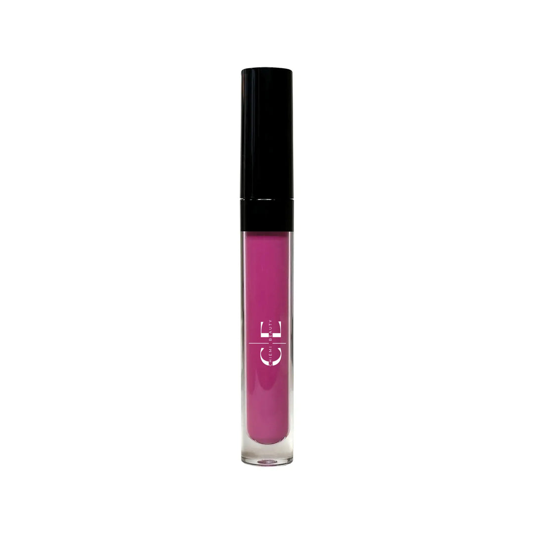 ChiEmi Beauty berry lip stick with a rich purple tint, delivering matte finish that enhances natural lip color.